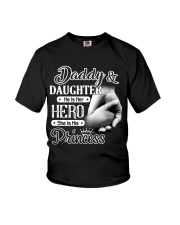 Daddy Hero Daughter Princess Youth T-Shirt thumbnail