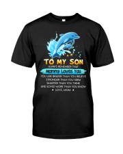 Dolphin Son Mom Mommy Loves You Classic T-Shirt thumbnail