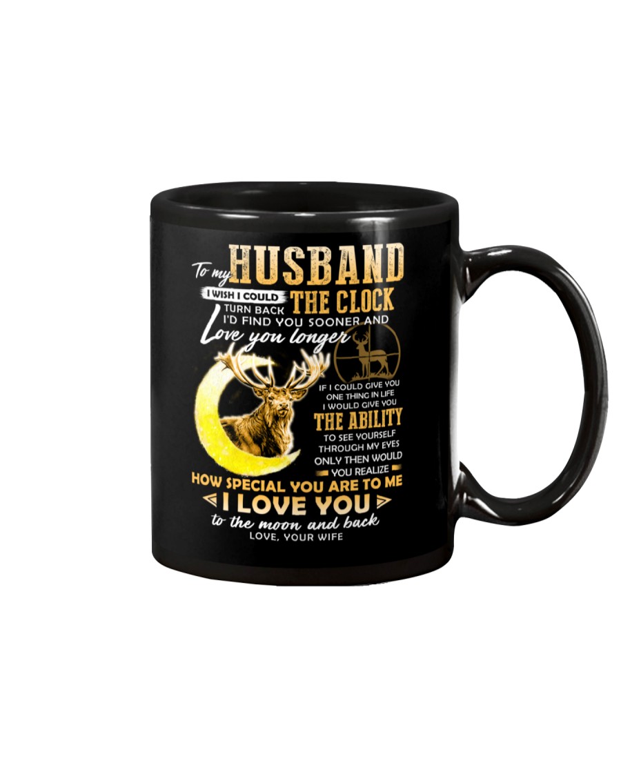 Hunting Husband Clock Ability Moon Mug