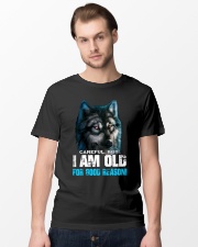 I Am Old For Good Reason Wolf Classic T-Shirt lifestyle-mens-crewneck-front-15