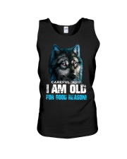 I Am Old For Good Reason Wolf Unisex Tank thumbnail