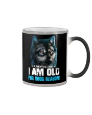 I Am Old For Good Reason Wolf Color Changing Mug thumbnail