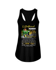 Farmer Girlfriend Clock Ability Moon Ladies Flowy Tank thumbnail