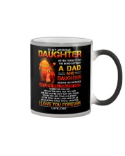 Firefighter The Bond Between Daughter Dad Color Changing Mug thumbnail