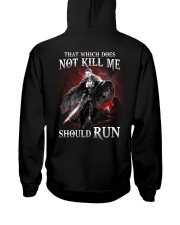 That Does Not Kill Shieldmaiden Should Run Hooded Sweatshirt back