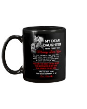 Wolf Mom Daughter Stay Strong Mug back
