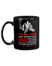 Mechanic to my son mug Mug back