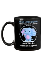 Great Dad Elephant Mug back