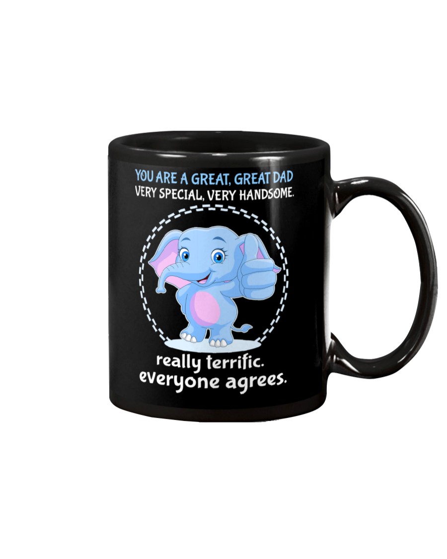 Great Dad Elephant Mug