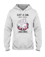 Just A Girl Who Love Unicorns Hooded Sweatshirt thumbnail