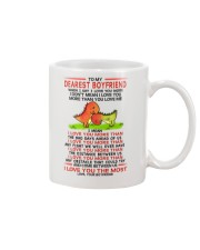 Dinosaur Boyfriend I Love You Most Mug Mug front