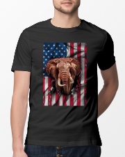 American Flag Elephant Classic T-Shirt lifestyle-mens-crewneck-front-13