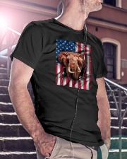 American Flag Elephant Classic T-Shirt lifestyle-mens-crewneck-front-5