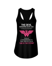 Breast Cancer My Mom Is The Storm Ladies Flowy Tank thumbnail