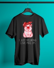 Farmer freaking love pigs Classic T-Shirt lifestyle-mens-crewneck-front-3