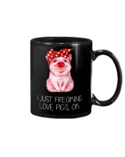 Farmer freaking love pigs Mug thumbnail