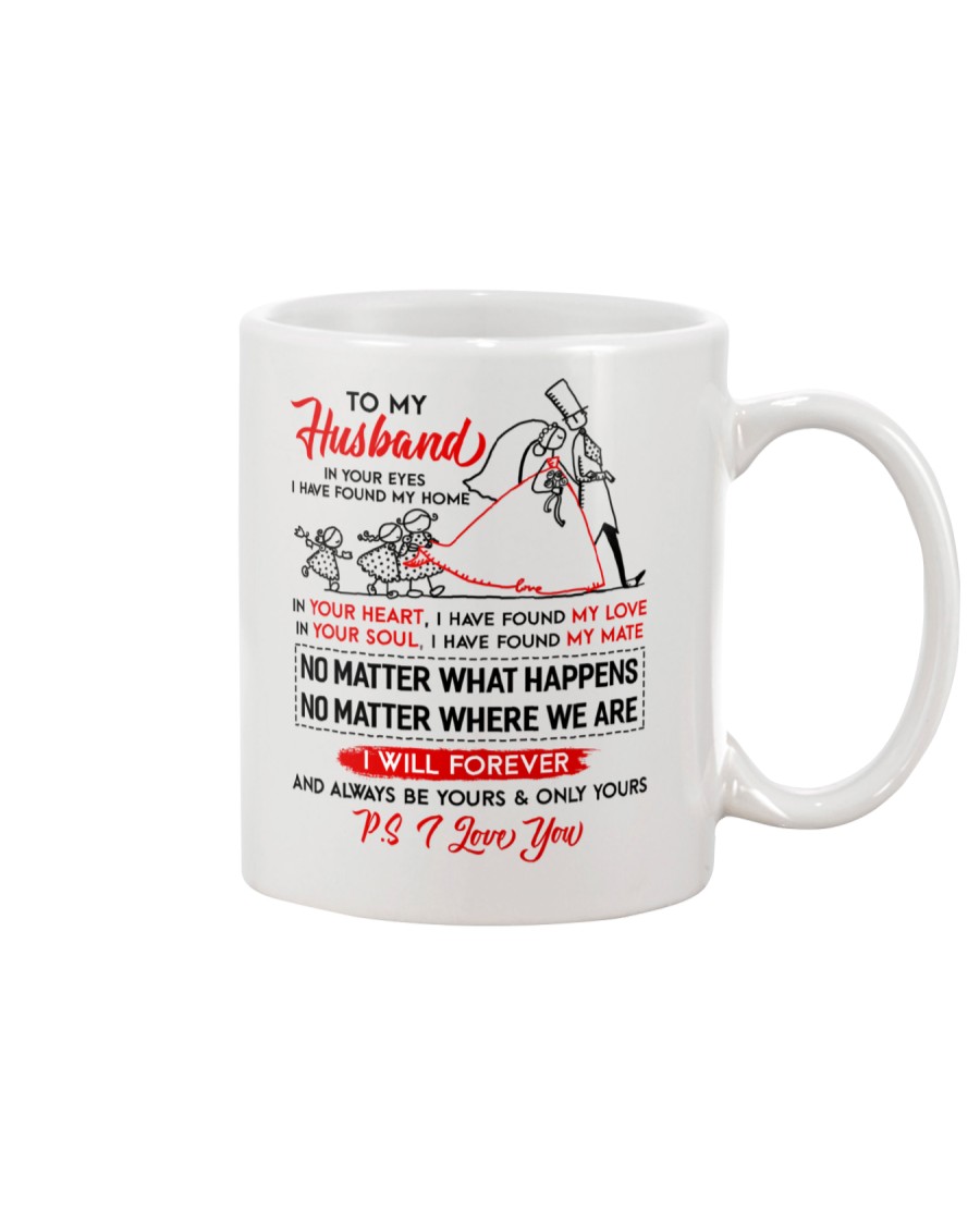 Family Husband In Your Eyes I Have Found My Home Mug