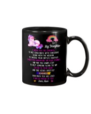 Mom's Words To Unicorn Daughter Mug front