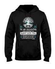 Viking Daddy Loves You Daughter Dad Hooded Sweatshirt thumbnail