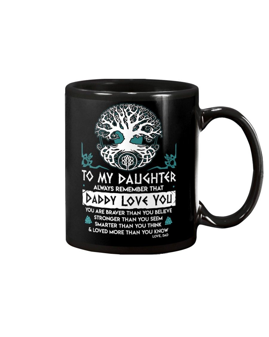 Viking Daddy Loves You Daughter Dad Mug