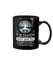 Viking Daddy Loves You Daughter Dad Mug front