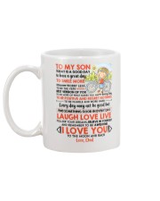 Family Son Dad Today Is A Good Day Mug back