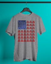 Trucker American flag shirt Classic T-Shirt lifestyle-mens-crewneck-front-3
