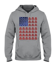 Trucker American flag shirt Hooded Sweatshirt thumbnail