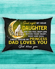 Wolf Sweet Dream My Princess Daughter Rectangular Pillowcase aos-pillow-rectangle-front-lifestyle-5