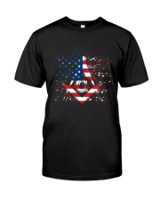 Freemason Happy Independence Day Classic T-Shirt front