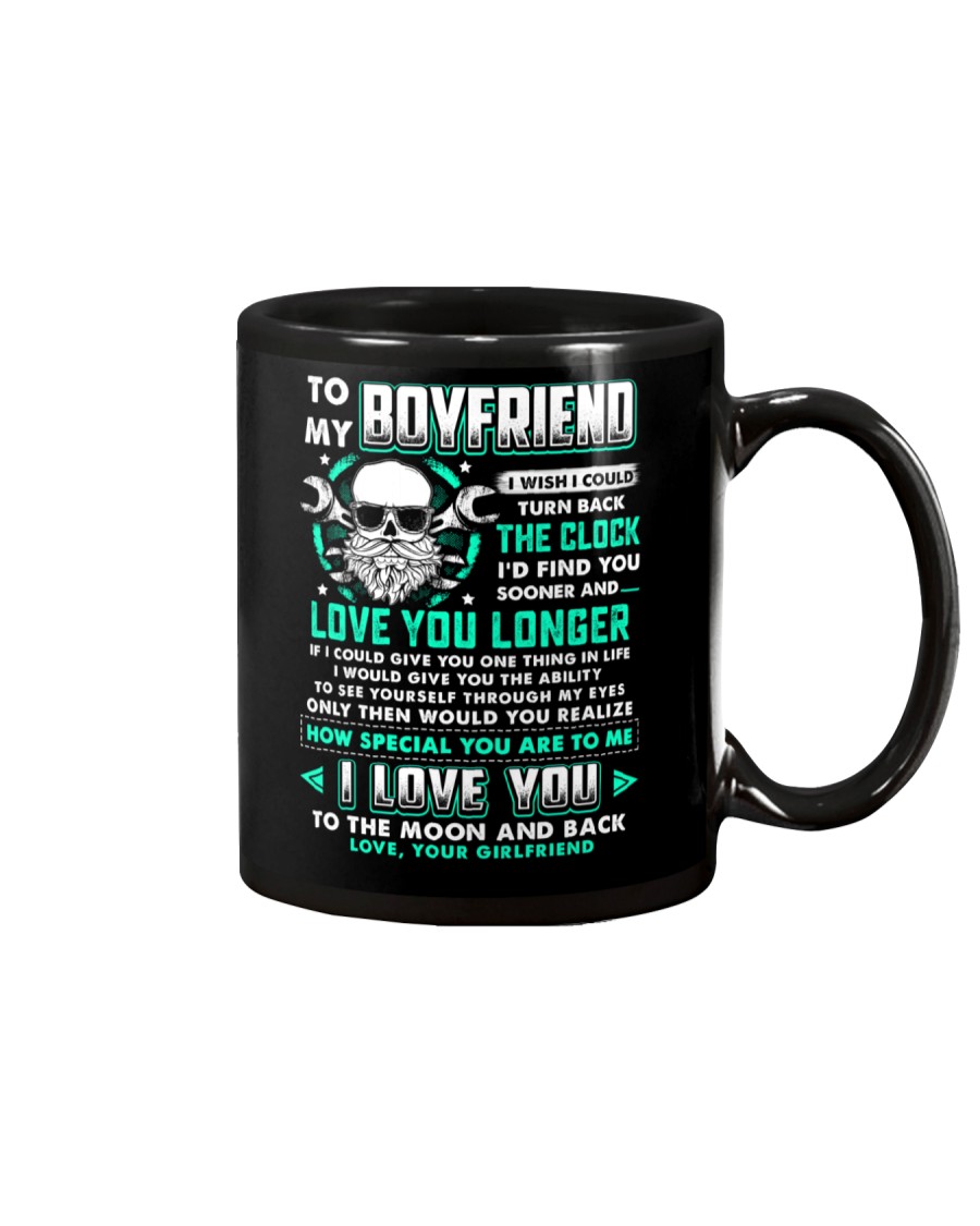 Mechanic Boyfriend Clock Ability Moon Mug