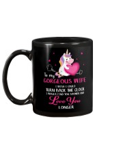 Unicorn Turn Back The Clock Mug Mug back