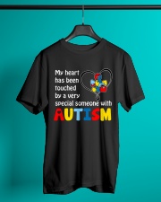 My Heart Touched By autism Classic T-Shirt lifestyle-mens-crewneck-front-3