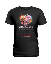 Elephant Wife I love you more Ladies T-Shirt thumbnail