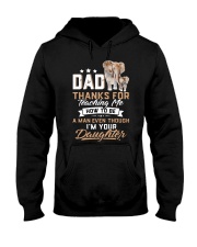 Dad Thank You Elephant Gift Hooded Sweatshirt thumbnail