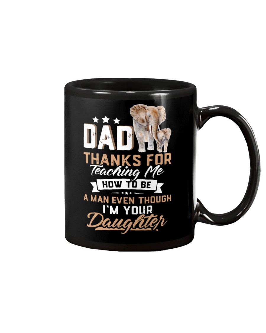 Dad Thank You Elephant Gift Mug