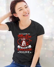 I Gave My Son Life Ladies T-Shirt lifestyle-holiday-womenscrewneck-front-1