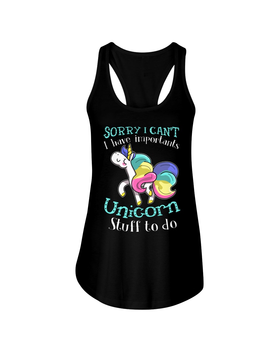 Unicorn Stuff To Do Ladies Flowy Tank