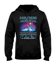 Dolphin Girlfriend Clock Ability Moon Hooded Sweatshirt thumbnail