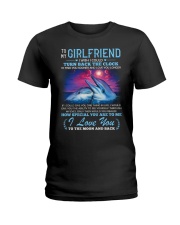 Dolphin Girlfriend Clock Ability Moon Ladies T-Shirt thumbnail