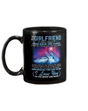 Dolphin Girlfriend Clock Ability Moon Mug back