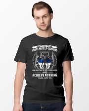 Don't Talk To me Wolf Classic T-Shirt lifestyle-mens-crewneck-front-15