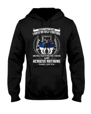 Don't Talk To me Wolf Hooded Sweatshirt thumbnail