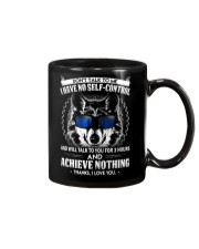 Don't Talk To me Wolf Mug thumbnail