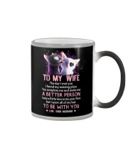 The Day I Met You My Missing Piece Cat Color Changing Mug thumbnail