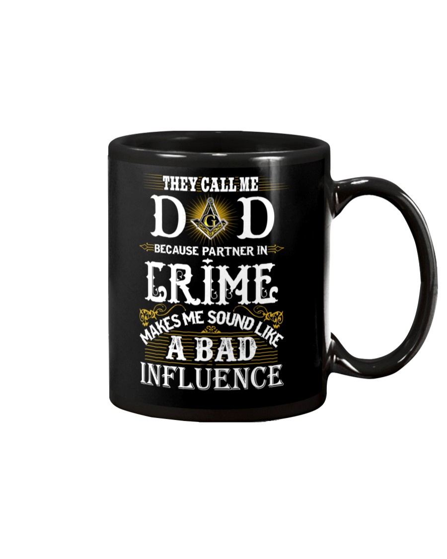 Freemason Dad Partner In Crime Mug