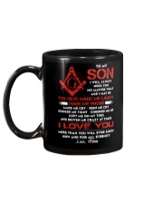 Freemason Son Mom Made Me Proud Mug back