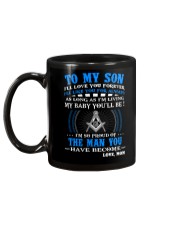 Freemason Son Mom Proud of the man Mug back
