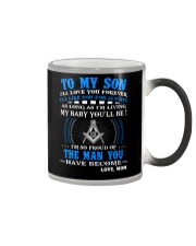 Freemason Son Mom Proud of the man Color Changing Mug thumbnail