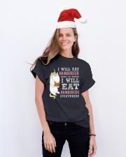 You are in love with hamburger Classic T-Shirt lifestyle-holiday-crewneck-front-1